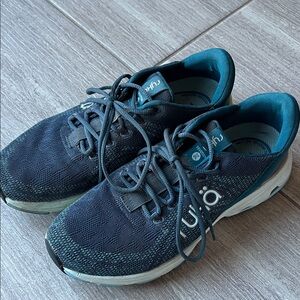 Ryka Running Dark Teal and Black Sneakers